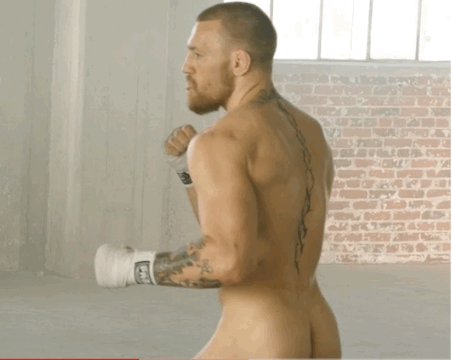rugbyplayerandfan:  hairyathletes:  notdbd:  Irish fighter Conor McGregor gets naked