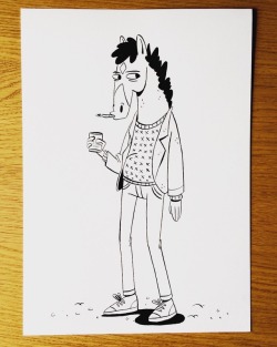 kostumeklud:Back in the 90’s, he was in a very famous tv- shooooow! He’s Bojack the horse, don’t act like you don’t know! Inktober day 23 is dedicated to my favourite tv horse.