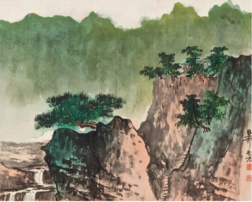 Xie Zhiliu (1910-1997) LANDSCAPE, source: FINE CHINESE PAINTINGS