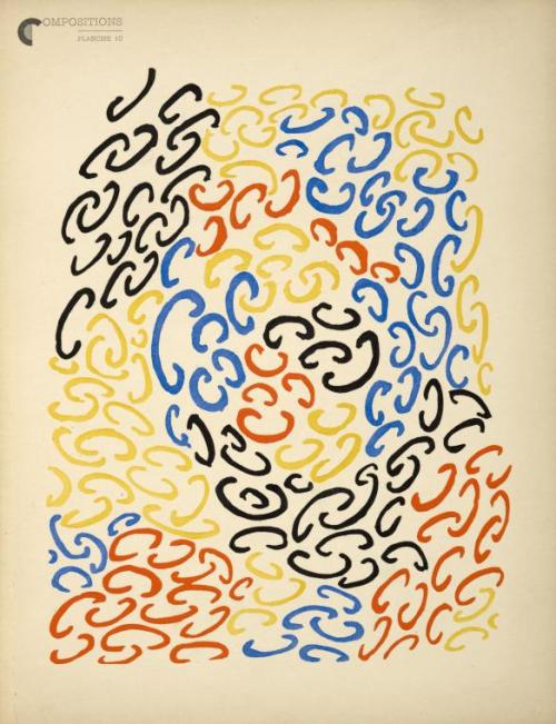 design-is-fine:Sonia Delaunay, Compositions, Couleurs, Idees, 1930. Paris. Via NYPL.