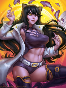 aromasensei:  Blake Belladonna &lt;ЗNSFW, Futa and all lewd versions will be avaible on my PATREON!   HF ♥ Twitter ♥ Gumroad ♥ DeviantArt  ♥ Insta  