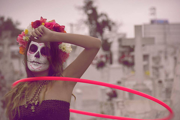 hoopingdotorg:  Jaan Elly Monogatari of Hula Hoopers Monterrey spins her hoop