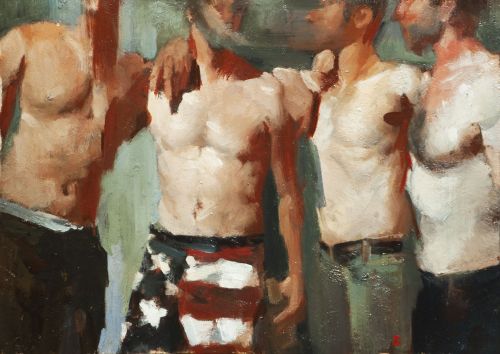 grundoonmgnx: Zack Zdrale,SPF Sketch, 2020 Oil on panel, 5 × 7 in