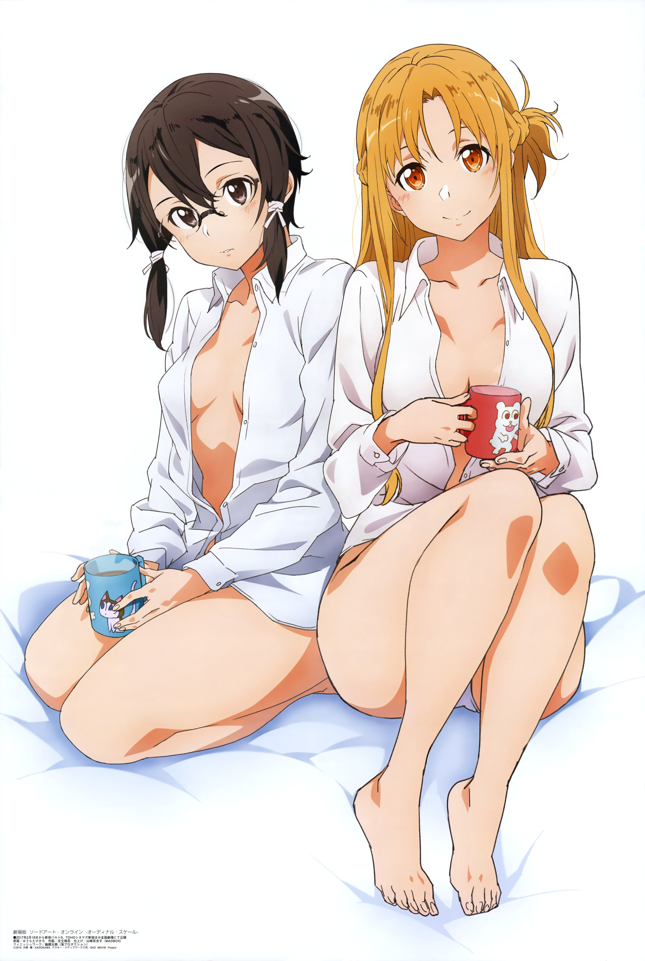 animeslovenija:  drop finally posted the oversized SAO pinup from the latest issue