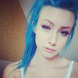 Luxy-Rose:  Oldie. A Picture I Never Posted On Here With My Blue Hair. In ♡ Instagram: