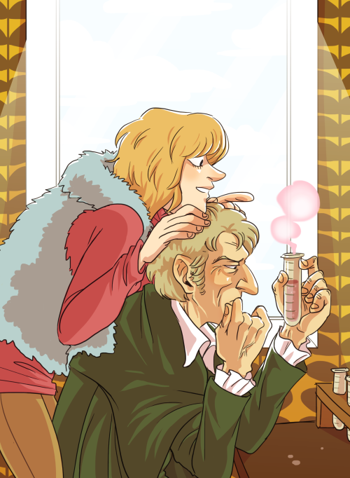 hellmandraws:My entry for @classicwhosecretsanta. This is for you @3rddoctor! Thank you for requesti