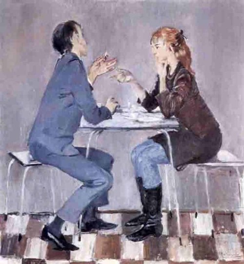 The Argument  -  Yuri Pimenov  1968Russian 1903-1977