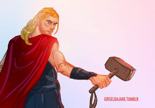 griseldajane:Thor! The whole picture this time. You can see the close up on this post. 