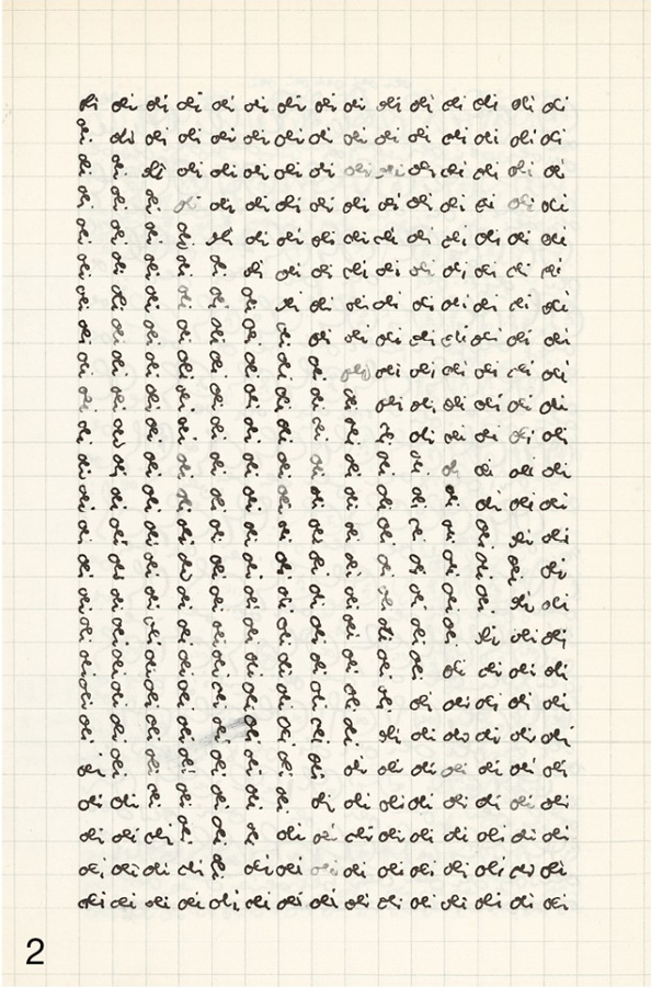 Guy Rombouts, the OEI sheet – 2, (multiple: 6 different drawings, printed in an edition of 3), Posture Editions, Gand-Ghent, 2023. Plus: Facsimile Edition of the notebook ‘OEI’ (1976), Posture Editions, 2023. Plus: Exhibition at S.M.A.K., Gand-Ghent,...