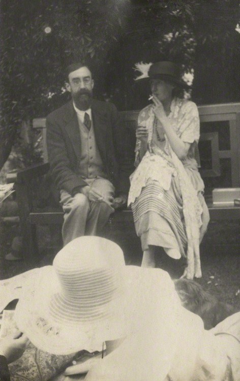 thevictorianlady:Snapshots of Virginia Woolf taken by Lady Ottoline Morrell, June 1923.