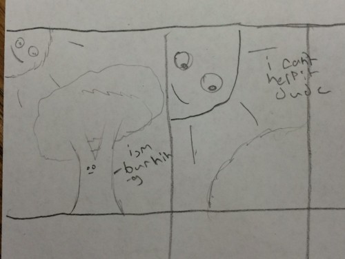 bakaunagi:one of my third graders has a special talent for making 2-frame comics that really speak t