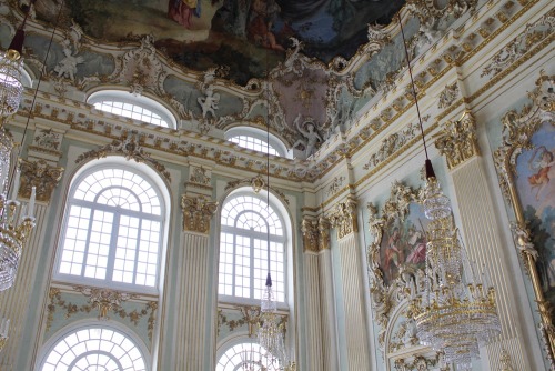 d-mmekatz:   Steinerner Saal at Nymphenburg Palace in Munich, Bavaria