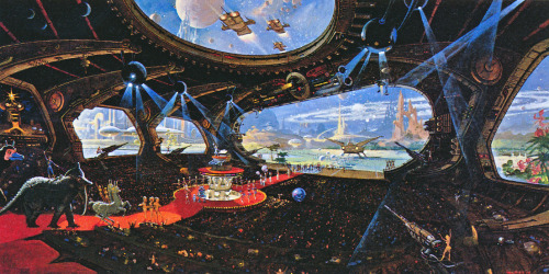 martinlkennedy:  Robert McCall - Theater of the Future from the book Vision of the Future- The Art of Robert McCall (1982) 