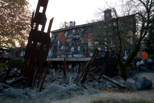 The House Of Chaos, France.I know a guu who knows that house very well. Neighbours are not quite happy. Fuck the neighbours!! I recommand you this video to see the house better.