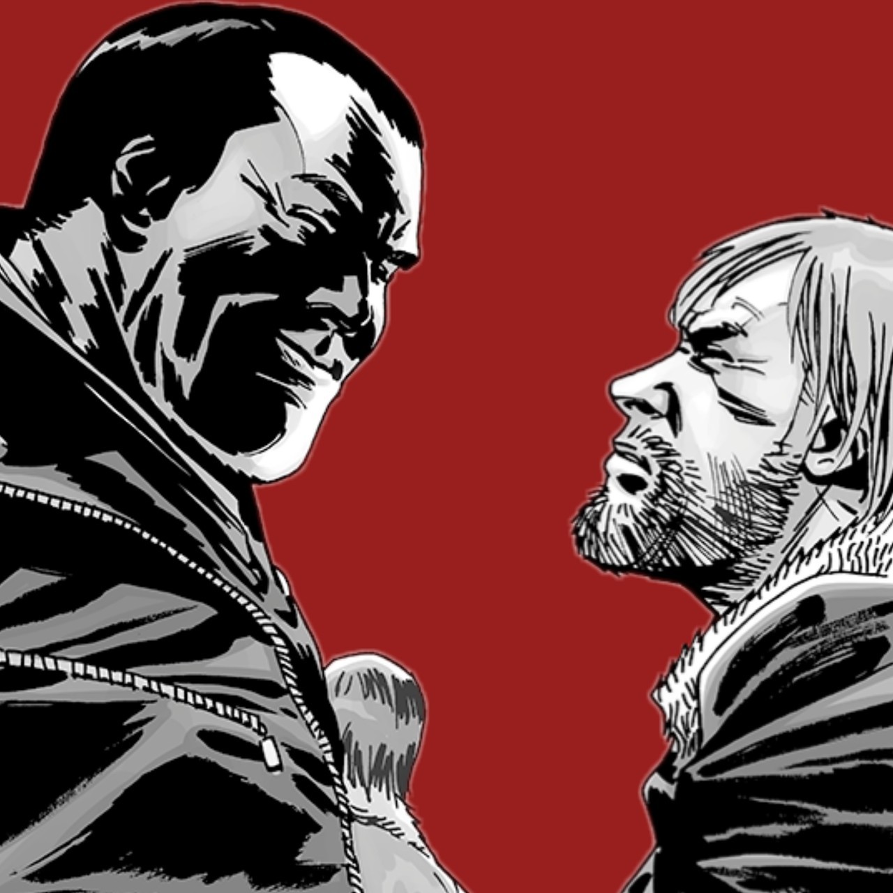 twd-comic-icons:  Negan and Rick Icons Requested by Anonymous   Likes/reblogs/credit
