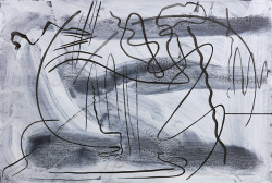 lawrenceleemagnuson:Sigmar Polke (1941-2010)Untitled, 1990sdispersion and ink on card (100 x 68 cm
