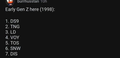 Crying Because I Was On The Star Trek Subreddit And I Saw Someone Ask This
