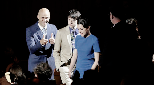 tatmasmile:@tatianamaslany @danedehaan & #KimNguyen at the #Cannes2016 Premiere of #TwoLoversand