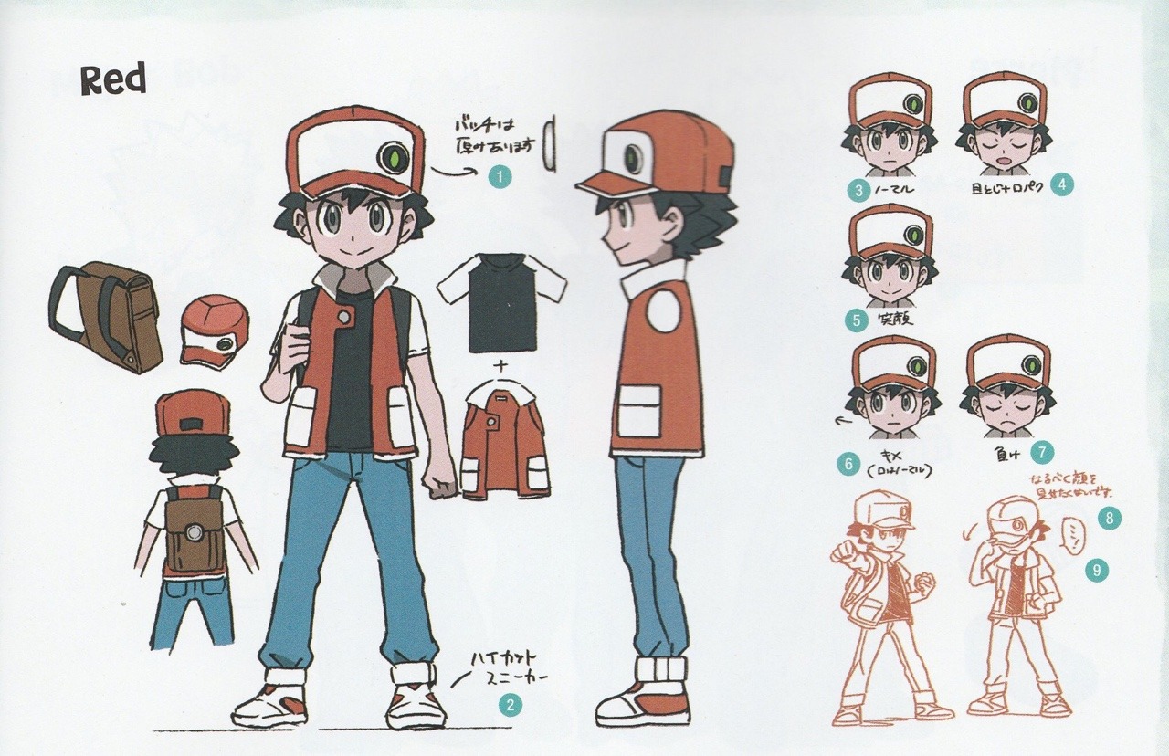 how to draw pokemon trainer red  Pokemon trainer red, Pokemon red