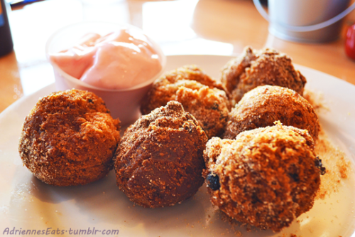 Blueberry Fritters from Berry Fresh Cafe in Stuart, Florida