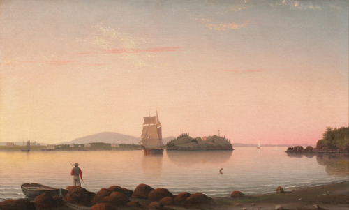 Owl’s Head, Penobscot Bay, Maine, Fitz Henry Lane, 1862