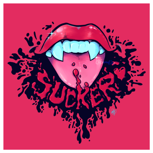 emmabillu: SUCKER Red//Black vers !