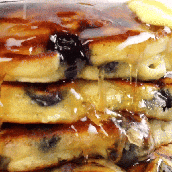 Blueberry Pancakes By Recipe Tin (SOURCE)