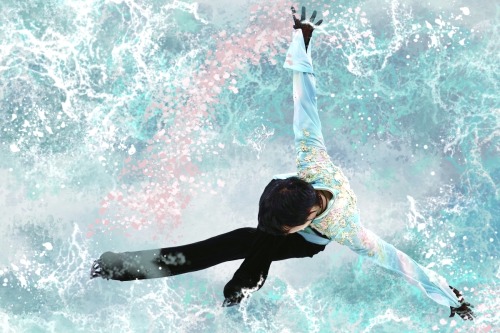 yuzuruhanyuedits: 「天と地と」 氷柱 • 羽生結弦 「Heaven and Earth」 Ice Pillar • Yuzuru Hanyu src: x x x