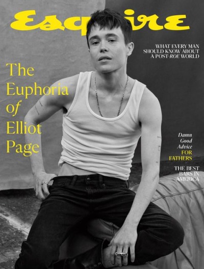 words-of-holly:chuutoro:the euphoria of elliot page (esquire)What a fucking KING