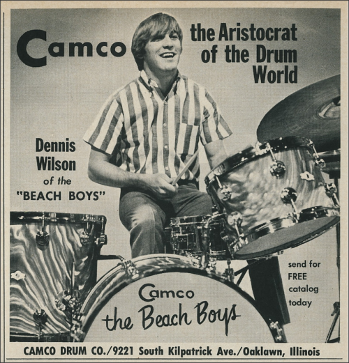 Camco Drums featuring Dennis Wilson, 1967