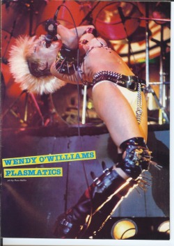 bunterglitzer:  stayfree70:  Punk Lives 6 Wendy O Williams Plasmatics   I wish i was such a sexy girl…