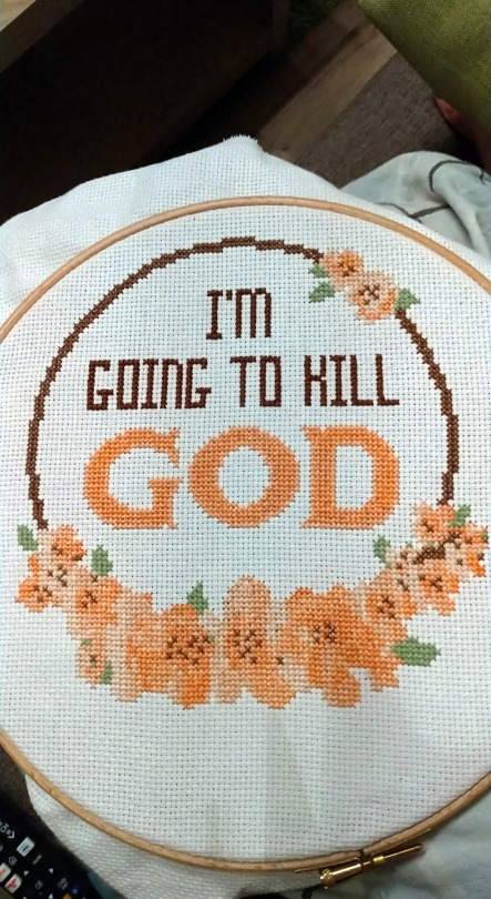 shitpostsampler:Been a good while since I stitched my first shitpostsampler pattern. Here’s a dump: part 1They’re also displayed on my instagram: sisestitchSubmitted by   siseja  