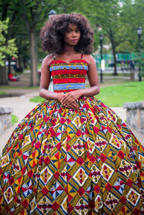 blackfashion: Aïssata, 23, NYC Model IG: @blissfullqueen Photographer IG: @dfams Dress: @omooba