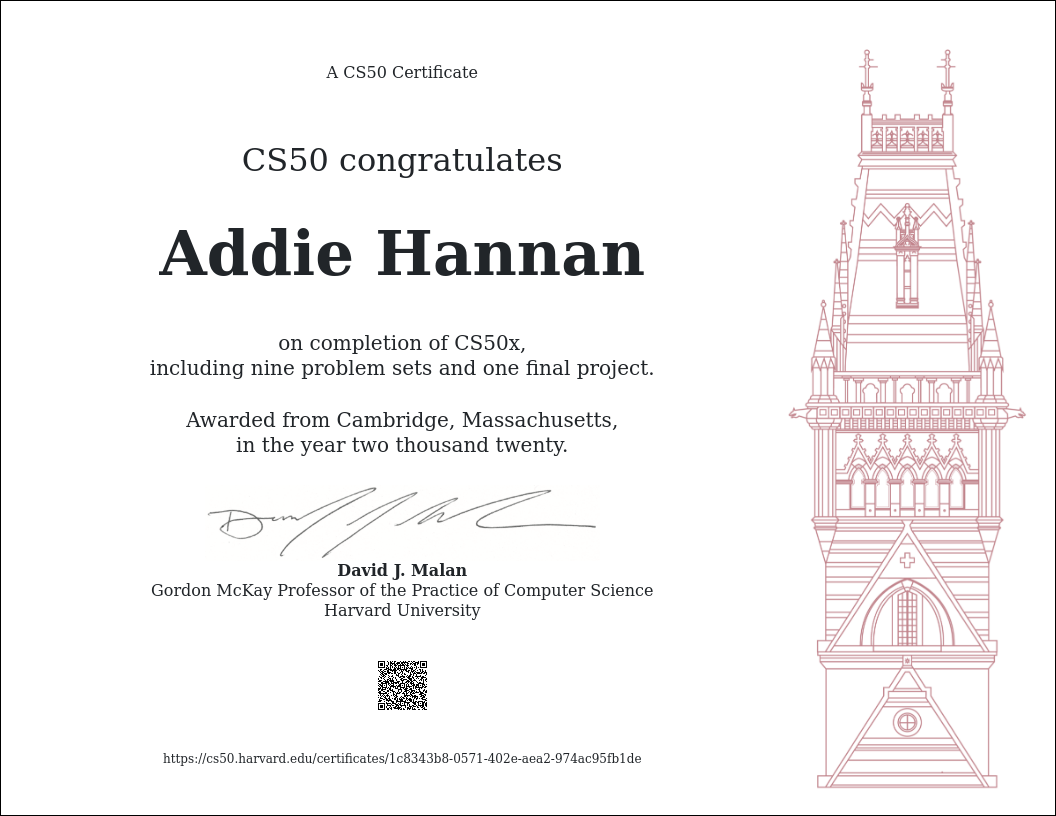 CS50: A Review - Addie Rose