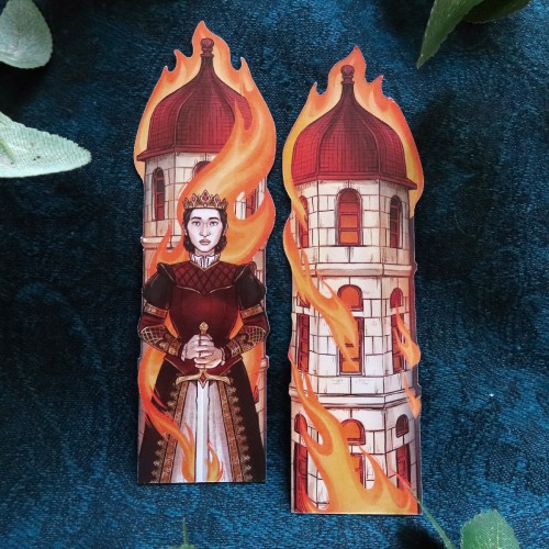 Guess what, I made a set of Priory bookmarks! They are available for preorder on my store now :) [li