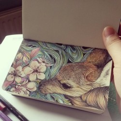 fuckyeahmargaw:  My moleskine won’t leave