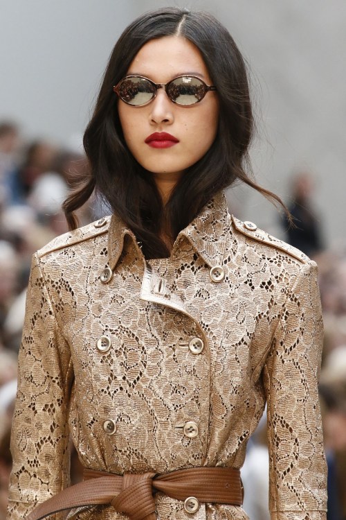 LOOK 26: TIAN YI wearing BURBERRY SPRING 2013 READY-TO-WEAR