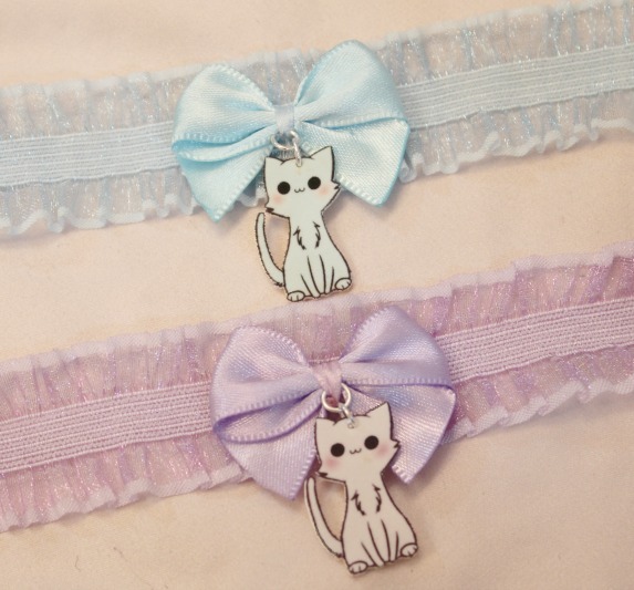 sweet-pink-snow:  ♥ Blushing Cat Chokers ♥ $18