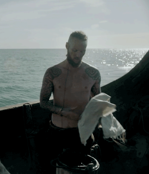 honestsycrets:Ubbe on his boat | Series FinaleOh…