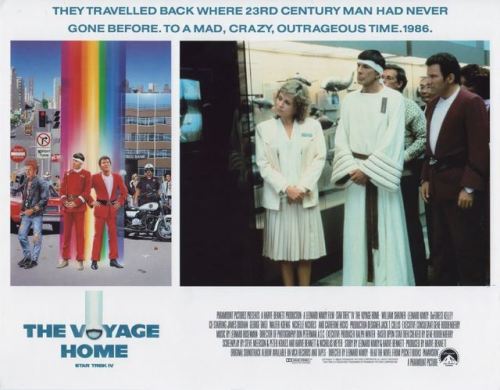 William Shatner and Catherine Hicks in “Star Trek IV: The Voyage Home” (1986)lobby 