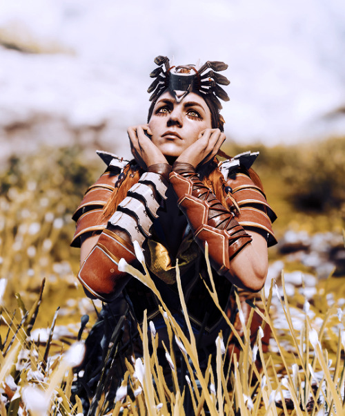 arthurmorgans:aloy + “carja hawk” face paint 