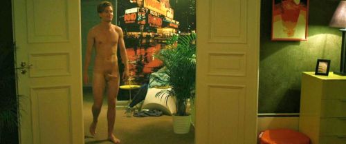 Male Star Anders Rydning naked in the film “Pornopung” (2013)