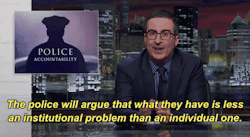 Vox:  John Oliver’s Must-Watch Takedown Of Our Sad State Of Police In Americaone
