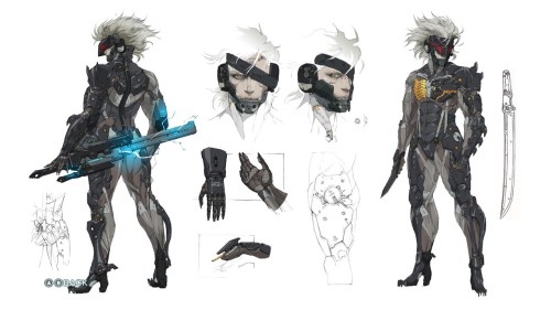 roxoah:  Metal Gear Rising Revengeance concept art. Storage data 01/10  01/1011/2021/23  