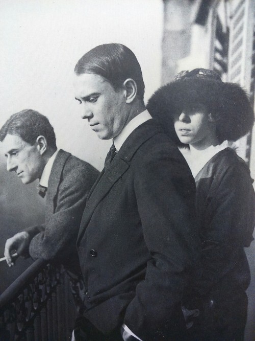giftedfool: Ravel, Nijinsky &amp; Nijinska in Paris 1904 Photo taken by Stravinsky