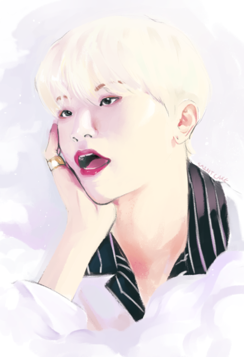 “ 그대는 어떤가나 때문에 잠들기 힘들까 “I wanted to try some semi realism/color practice and u