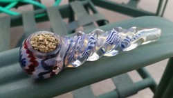 peacefulpothead:  My first pipe, Sally 💙