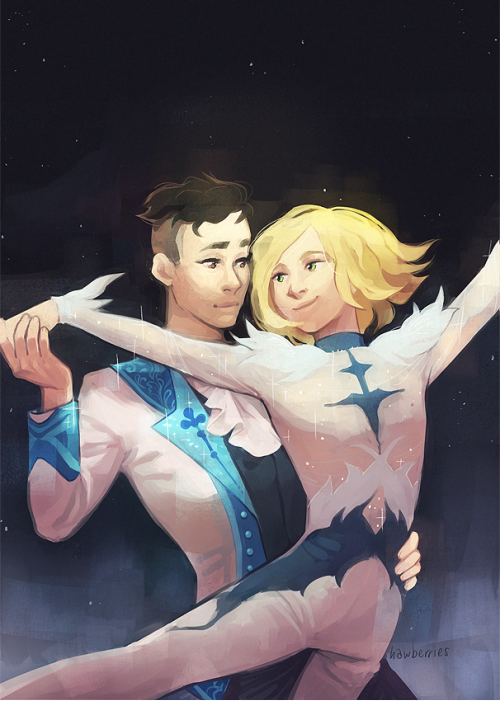 hawberries: a collection of otayuri zine illustrations! i had a fantastic team working on it, but this is the promo, cover, and two of my own pieces. thanks so much for everyone’s support!