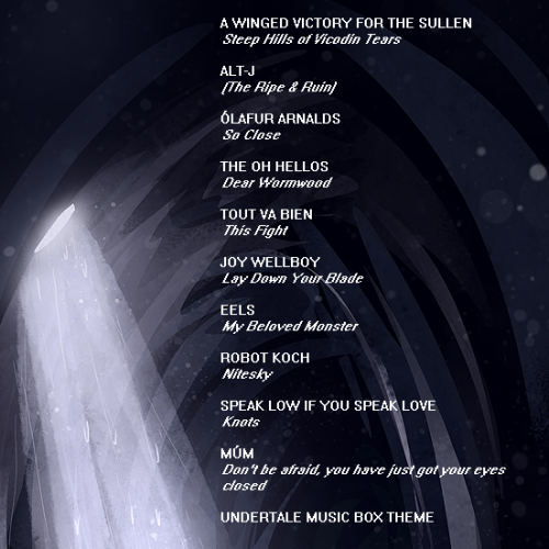 view-from-nowhere:   History repeats itself just like an old friendwho tells the same stories since we were kidsbut I reserve the right to change the ending this time. DESPITE EVERYTHING, IT’S STILL YOUAn Undertale Fanmix: listen Album art  