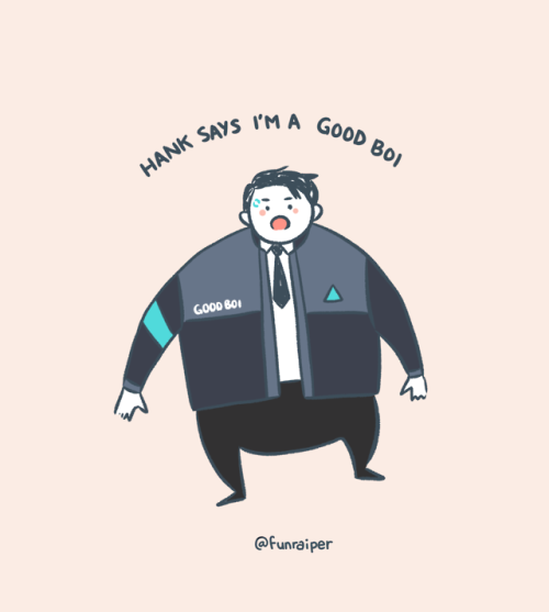 Hank says I’m a good BOI #dbh #detroitbecomehuman #dbhfanart #dbhmemes #dbhconnor #connorarmy 